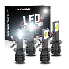 For Acura Rsx 2004-2002 - 4pcs H1h1 Led Headlight Bulbs Kit Highlow Beam 6000k