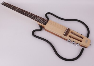 Left Hand Headless electric acoustic guitar silent travel built in effect
