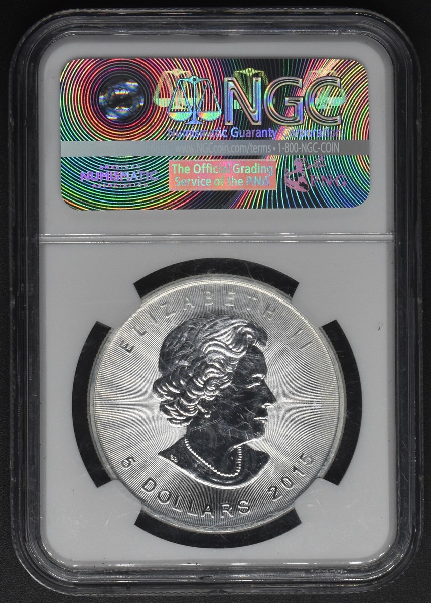 2015 5$ Canadian Silver Maple Leaf NGC MS68 ✪COINGIANTS✪ | eBay