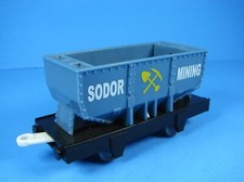 Thomas The Train Sodor Mining Car Blue 2009 Gullane Mattel Plastic