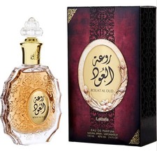 Lattafa Rouat Al Oud for Unisex Eau de Parfum Spray, 3.4 Ounce