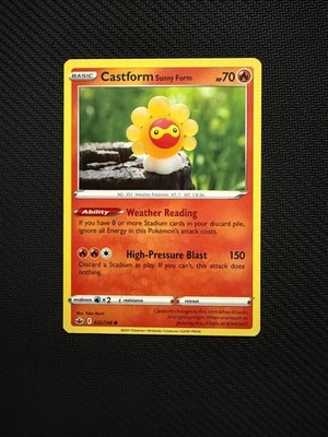 Castform Sunny Form 022/198 Common Chilling Reign Pokemon Near Mint