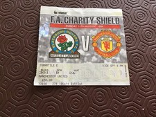 FA Charity Shield Aug 1994 Blackburn Rovers v Manchester United Mint Ticket