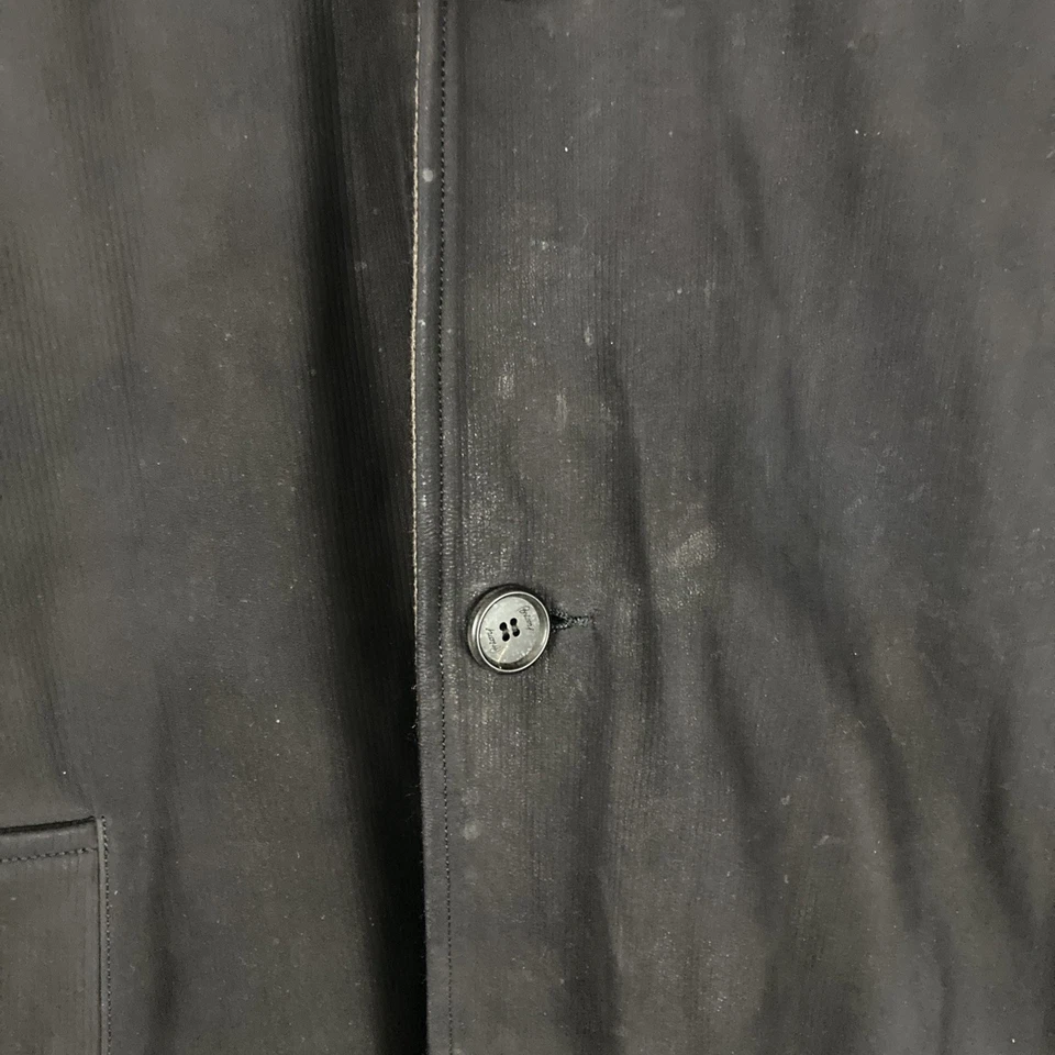 Abrigo reversible 10K Brioni gamuza cuero y lana cachemir se adapta a 42-44 Foto 3 de 4