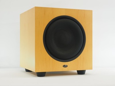 LINN SIZMIK 10.25 Subwoofer Brown w/ Cable Used Japan