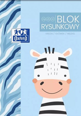 5904017414780 Blok rysunkowy A4/20k biały 120g Oxford Kids A 20 Hamelin