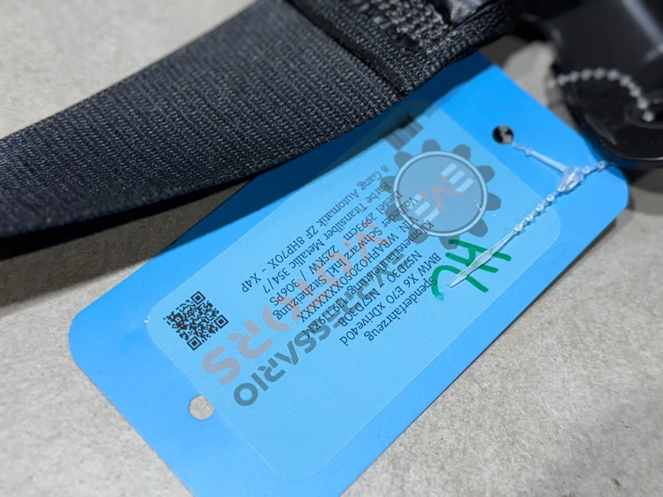 Cinto de segurança 9120491 cinto superior esquerdo para BMW X6 E71 - Imagem 3 de 4