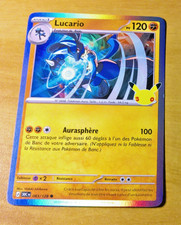 POKEMON 30eme ANNIVERSAIRE CARD HOLO CARTE LUCARIO 083/128 30C FR NM 2026