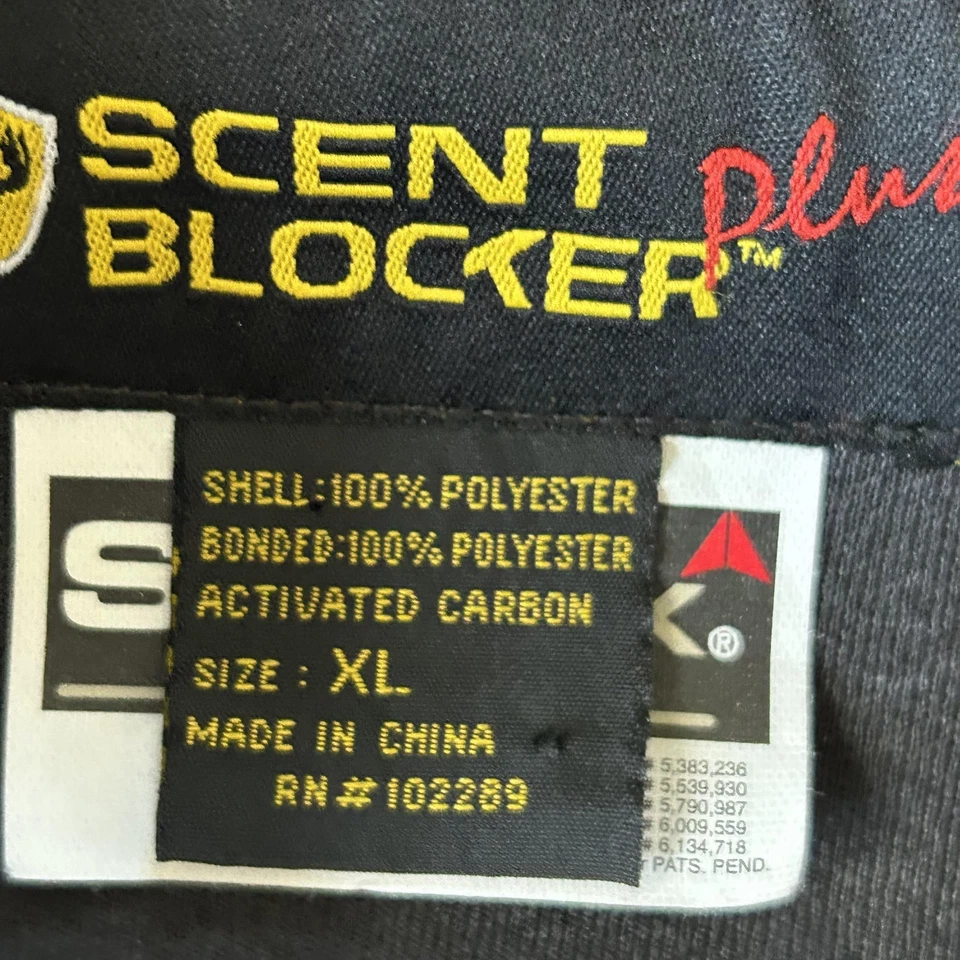 Scent Blocker Jacket Mens XL SLT Camo Realtree HardwoodsHunting ScentTek Shacket - Image 3 of 4