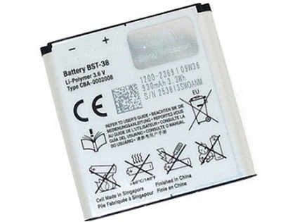 Akku BST-38 Sony Ericsson C510 C902 C905 W902 W995 K770i K850i X10 W980 Batterie