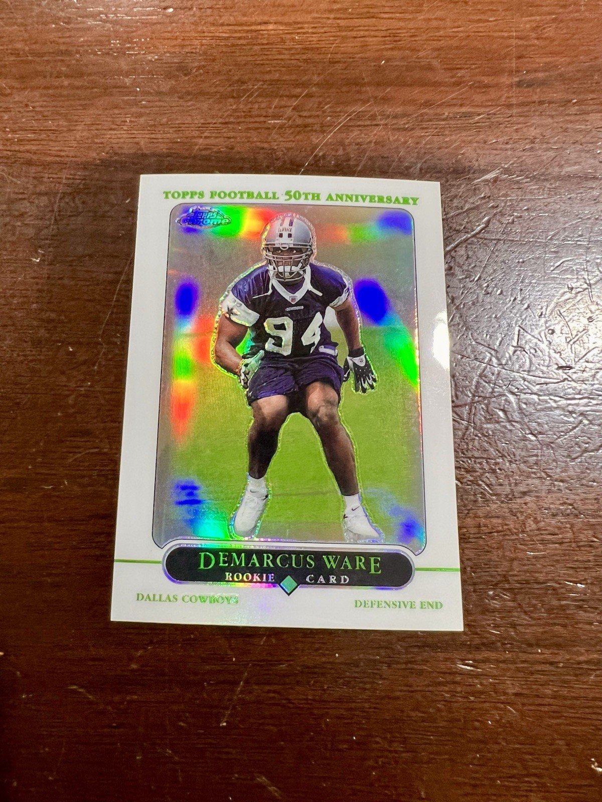 DeMarcus Ware 2005 Topps Chrome Refractor RC Rookie Card #213 Cowboys HOF