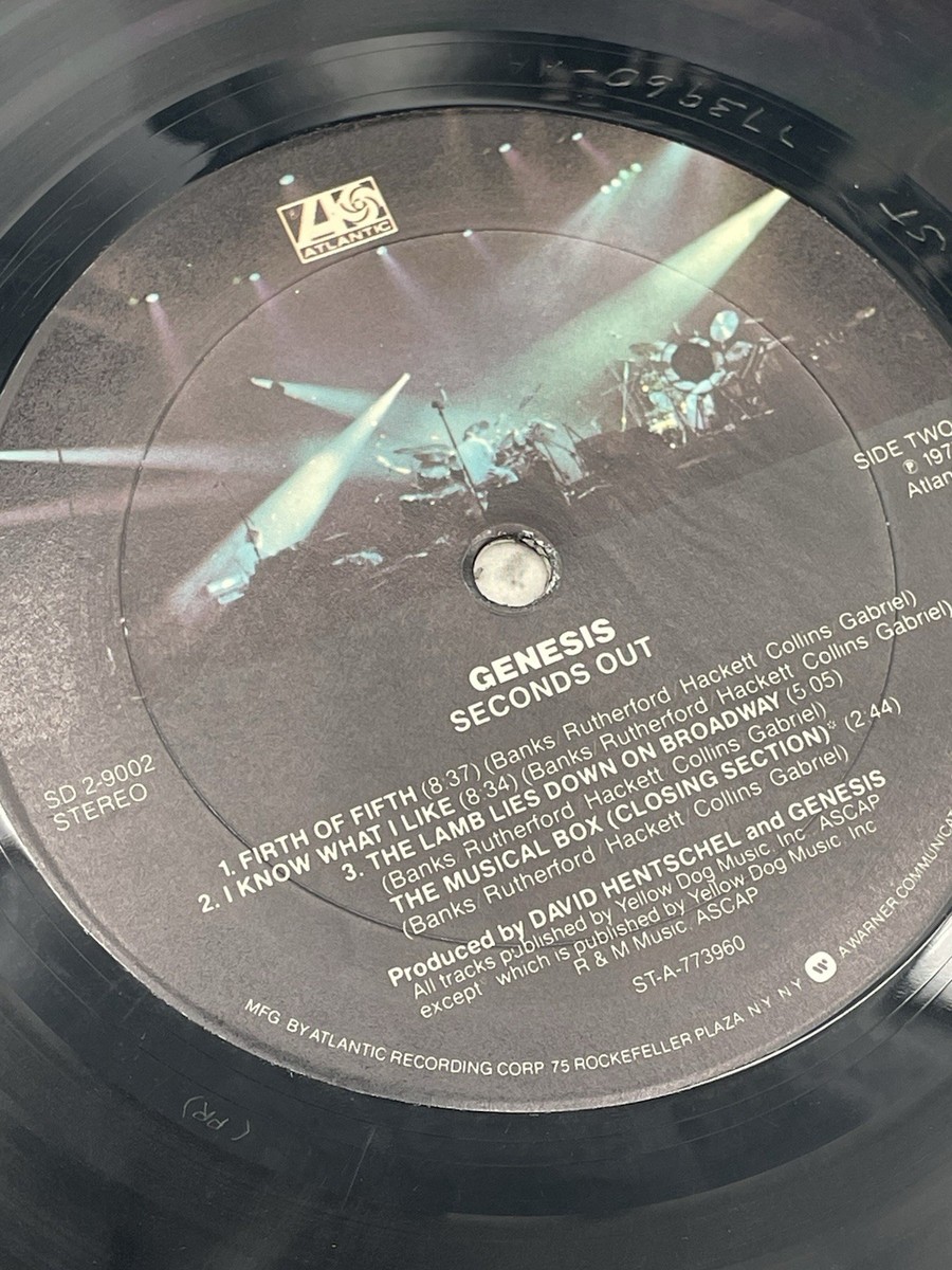 Genesis Seconds Out Double Live Vinyl Record VG+/VG GE2001 1977 | eBay