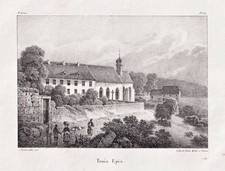 Notre-Dame de Trois Epis Ammerschwihr Elsass Alsace France Lithographie 1840