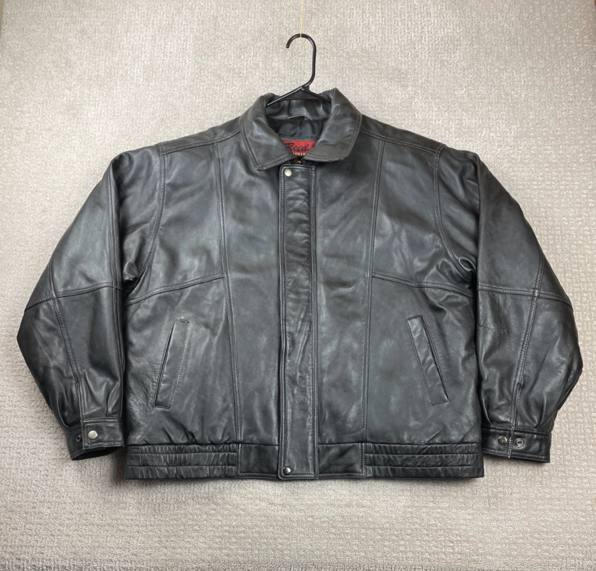 reed sportswear leather jacket products for sale | eBay