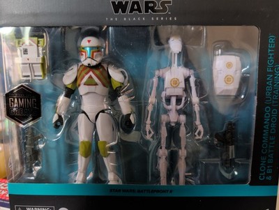 Star Wars Battlefront II Black Series Clone Commando B1 Battle Droid New