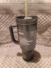 Owala 40oz Stainless Steel Tumbler with Handle - Panther Paw 