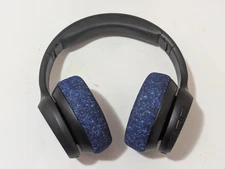 Headphone Raycon The Fitness Bluetooth Over-Ear Headphones Cobalt Blue Ear Pads.