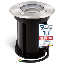 BORU Bodeneinbaustrahler rund IP67 LED GU10 6W dimmbar 3 Weißtöne Gartenlampe