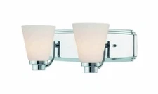 Dolan Lighting - Southport 2-Light Bath Bar-Heirloom Bronze Finish
