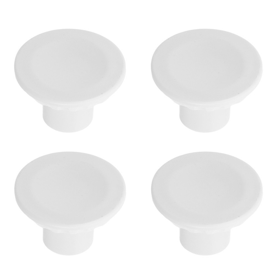 4 Pcs Plastic Freezer Plugs Replacement Drain Screw Caps Cooler Hole ...