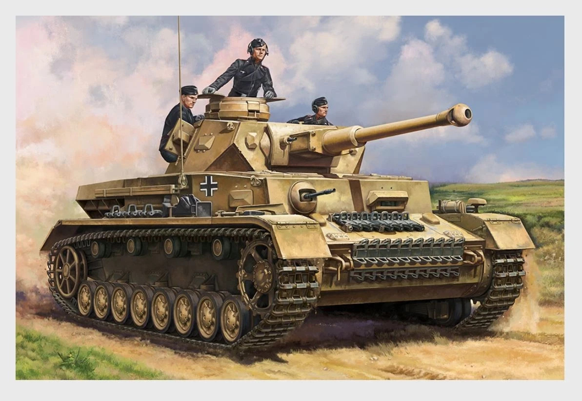 HOBBYBOSS 84840 German Pzkpfw IV Ausf.F2 Medium Tank  1:48 PLASTIC MODEL KIT