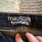 maurices Women’s High Rise Curvy Blue Denim Bootcut Jeans 5-Pocket — photo 2