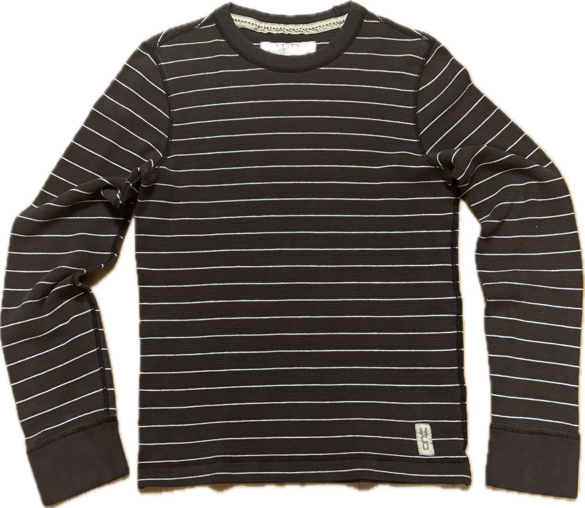 25+ Hollister Cotton Long Sleeve Striped T-Shirts for Men for sale