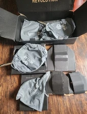 HexClad Hybrid 7 Seven Piece Cookware Set, 3 Frying Pans, 3 Lids, 1 Wok, GOOD!