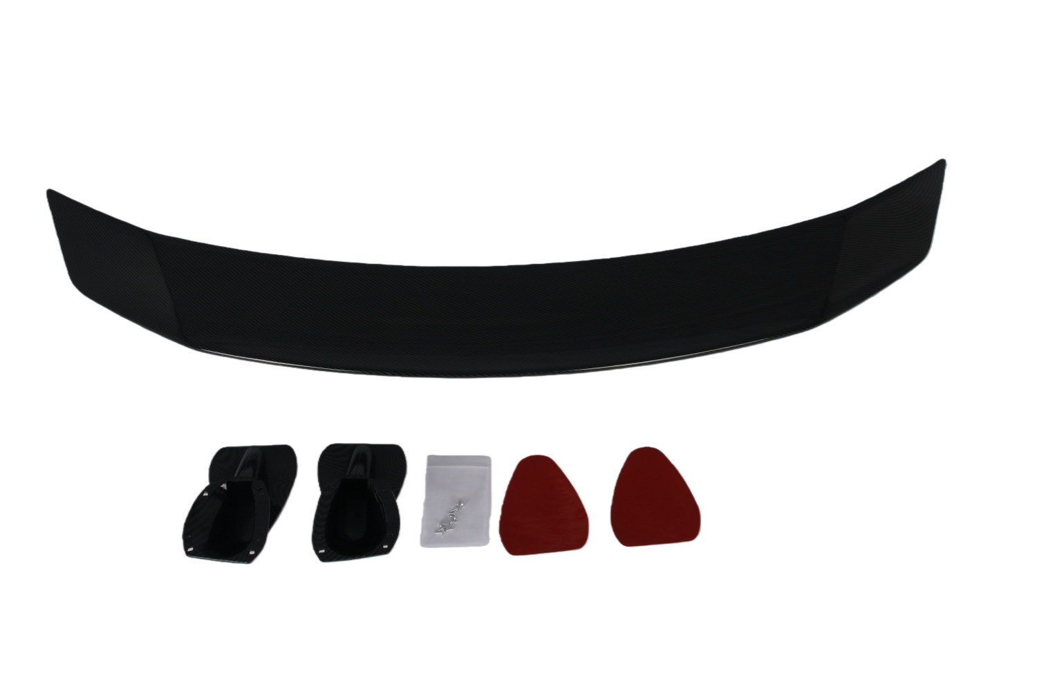 Carbon Fiber Rear Trunk Spoiler Lip Roof Tail Wing 55'' For Maserati GranTurismo