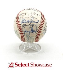 SIGNED AUTOGRAPHED 1973 YANKEES TEAM W/THURMAN MUNSON-MURCER BASEBALL W/BGS AUTH