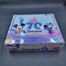 Topps Disneyland 70th Anniversary PARK EXCLUSIVE Hobby Box SEALED