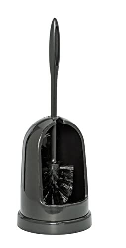 Wc-Garnitur Wenko Schwarz Mit Kunststoffhalter, Hygienische Wc-BüRste,-image