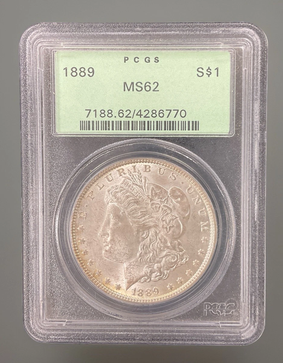 MS 62 Graded 1889 Year Morgan US Dollars (1878-1921) for sale | eBay