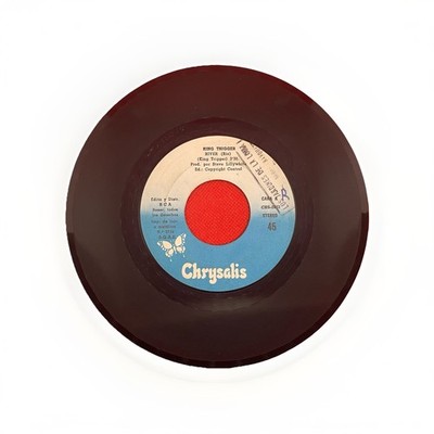 King Trigger - Single 7'' River (Rio) / Push Or Slide (1982) - Edición Española