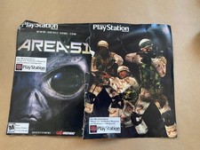 PS2 Magazine Demo Discs 90 and 92 Area 51 Full Spectrum Warrior