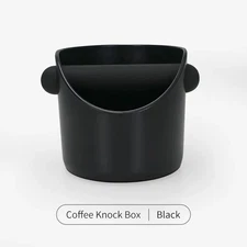 1 pcs Coffee Knock Box Espresso Grounds Container Anti Slip Espresso Dump Bin..