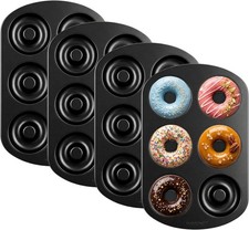 Nonstick Donut Pans for Baking  6 Durable  Easy to Clean Doughnut Molds  Fits