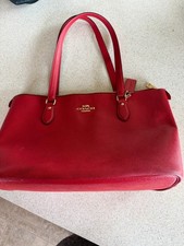 Coach Red Leather Gallery Tote