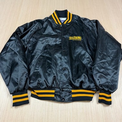 Vintage 90s NAPA Auto Parts Satin Bomber jacket MVP Racing XL flaw The Legend