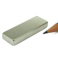 Quadermagnet 42,0 X 14,4 X 5,7 Mm N45 Nickel - HäLt 10 Kg