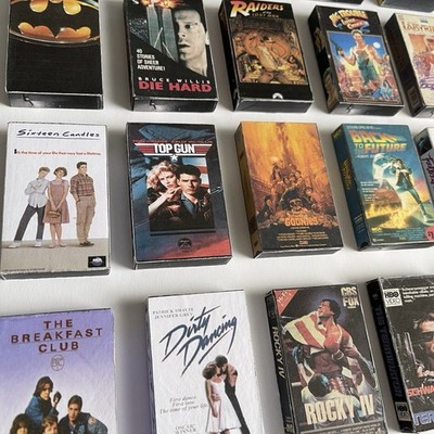 Retro 3D 80's Movies Mini VHS Refrigerator Magnets