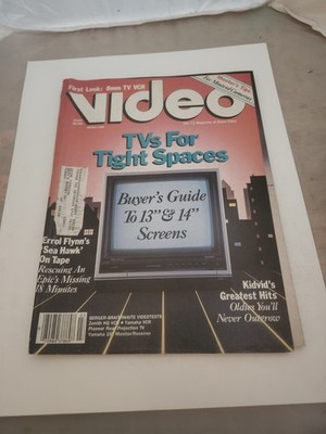 Video Magazine March 1986 - VCR/VHS Movie Ads Cool Stuff Pop Culture