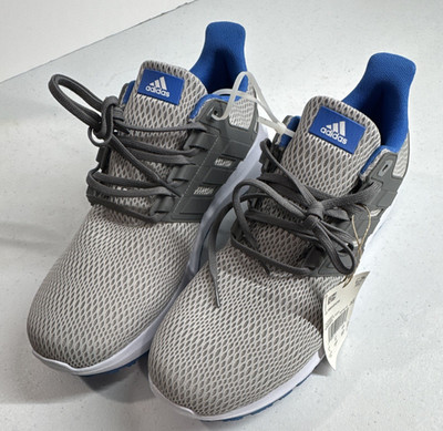 adidas Ultimashow Gray Blue White Men's Low Top Lace Up Running Sneakers IG6551