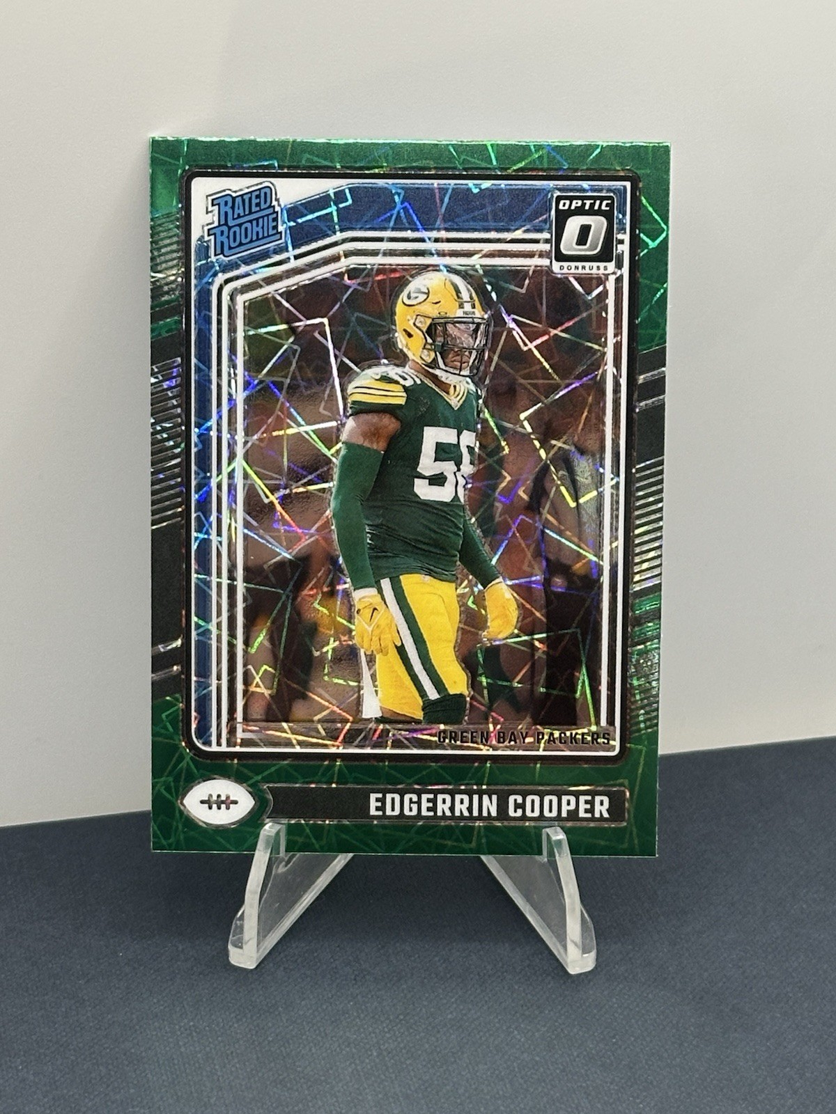 2024 Panini Donruss Optic - Rated Rookie Edgerrin Cooper #231 Green Velocity