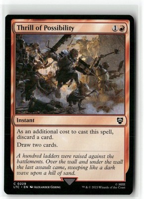 Thrill of Possibility 229 Commander: The Lord of the Rings: NM