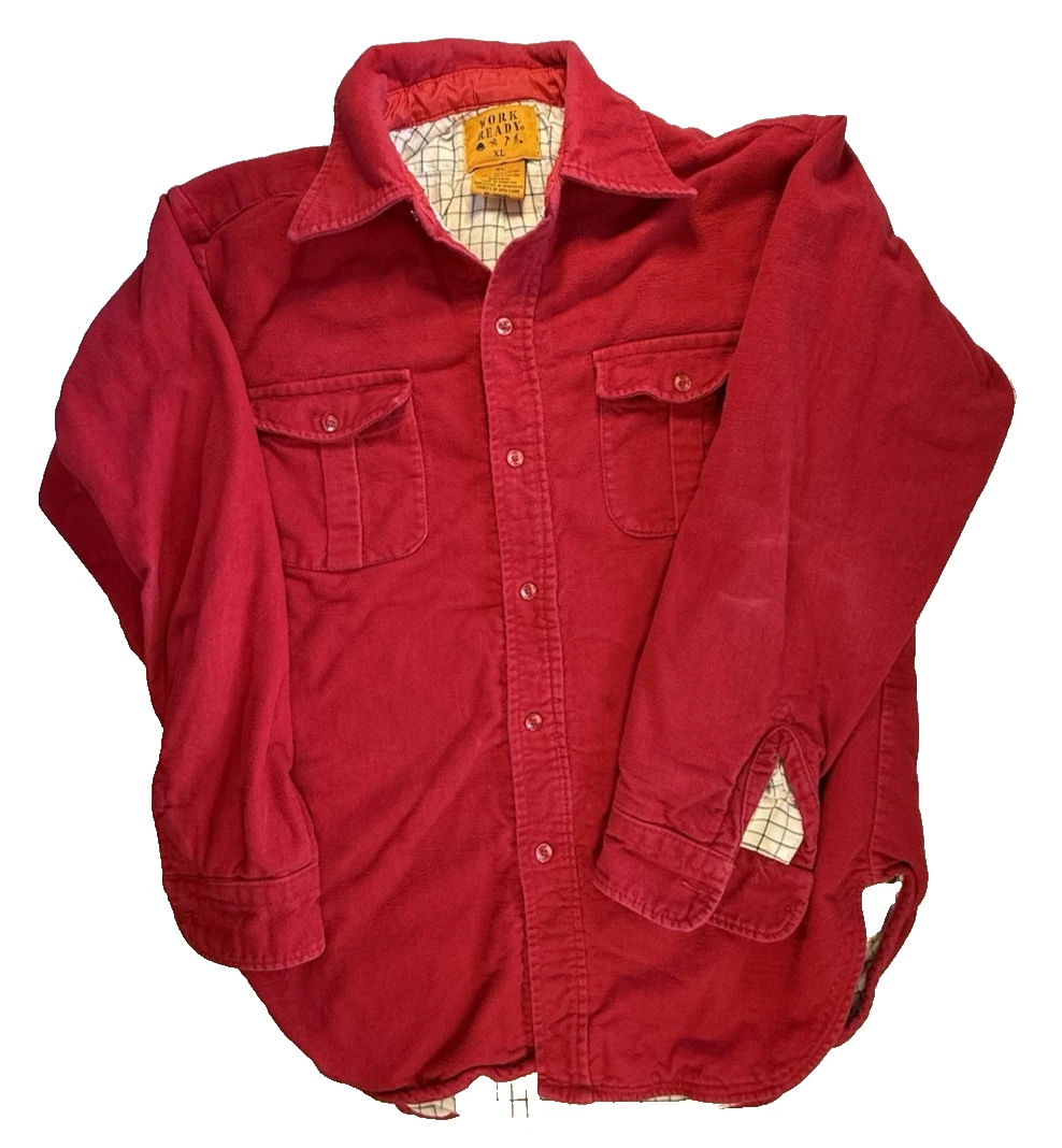 Work Ready Shirt Red XL flannel lined chamois Hiking Outdoors EUC
Opens in a new window or tab