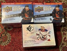 2 Upper Deck 2021-22 Hockey Series One Blaster Boxes + 1 SP 2020-21 Sealed Box🔥