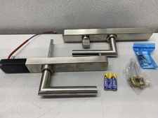 Salto XS4 Original Keyless Electronic Access Door Handle Silver