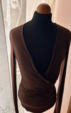 Women's Vintage Blugirl Blumarine Blouse in Brown Color.