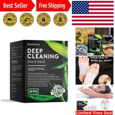 Deep Cleansing Foot Patches Pads: Bamboo Wood Ginger Feet Pads for Promoting ...